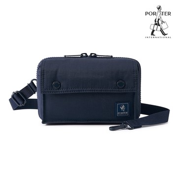PORTER INTERNATIONAL - 機能輕靚MID斜背包 - 午夜藍