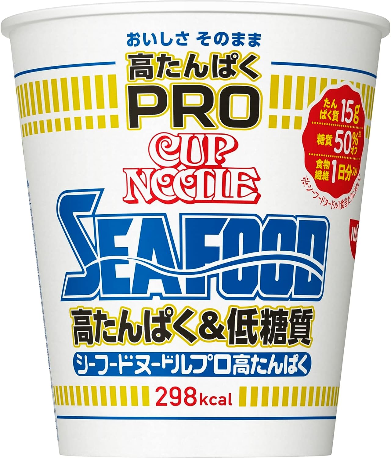 日清食品 カップヌードルPRO 高たんぱく低糖質 シーフードヌードル [1日分の食物繊維入り] 78g 12個