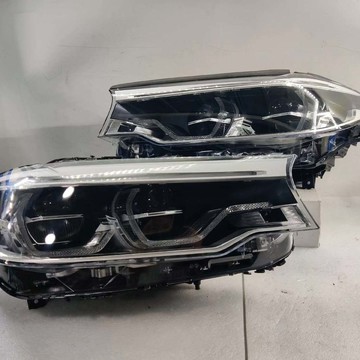 18-21款BMW 5系G38高配LED大燈總成原裝前大燈