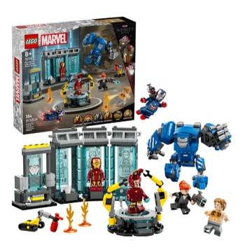 【小天使玩具團購】（現貨）LEGO 76315 鋼鐵人的實驗室：鋼鐵裝展示區