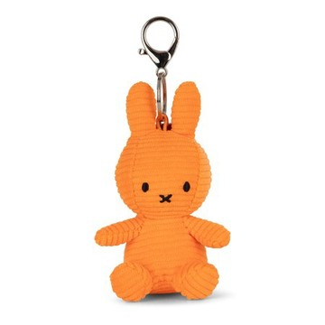 BON TON TOYS｜米菲兔ECO燈芯絨鑰匙圈-10cm 限量版 橘