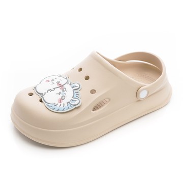 【零碼挖寶 第2雙再享75折】超人氣小可愛吉伊卡哇 2way懶人鞋 -杏(DW1003)