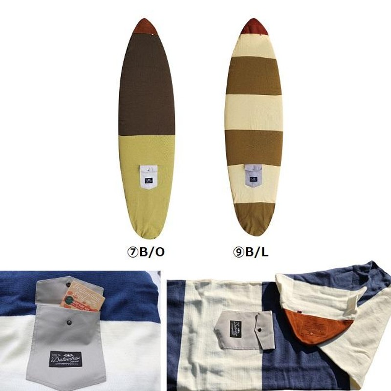 ニットケース DESTINATION US NATURAL SOCKS FISH 6'6 ディスティ 