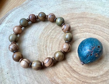 ||陳香|| 香氣木質禪風中性手環。越南沈香/綠檀 快速出貨 畢業禮