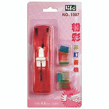 【文具通】Life 徠福 1087粉彩非訂書機中型16mm L5110027【APP滿額下單10%點數(單一帳號最高1000點)】4/30止