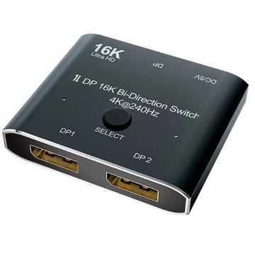 SBEDA DP訊號切換器(二進一出&一進二出兩用型)DisplayPort訊號切換器/DP切換器