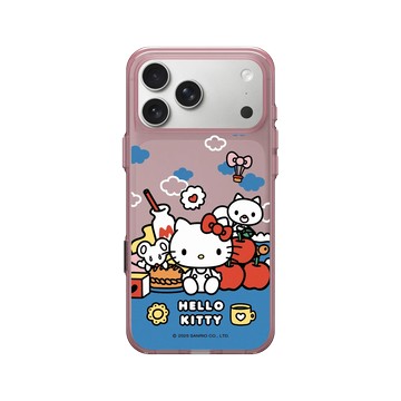 iPhone 17 Pro Max Clear (相機按鈕) 晶醺玫 - 三麗鷗-Hello Kitty - 悠閒時光