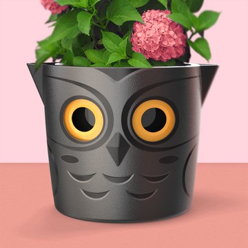 趣味貓頭鷹花盆 自動感測水位盆栽 雙入組 Citiesocial 找好東西 Line購物
