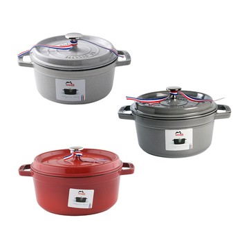 Staub 圓形鑄鐵鍋 18cm 1.7L  全色系 湯鍋 燉鍋 法國製 (電磁爐 IH爐可用)
