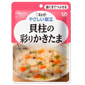 KEWPIE Y2-16 介護食品 彩餚鮮貝滑蛋 100gX6 牙齦磨