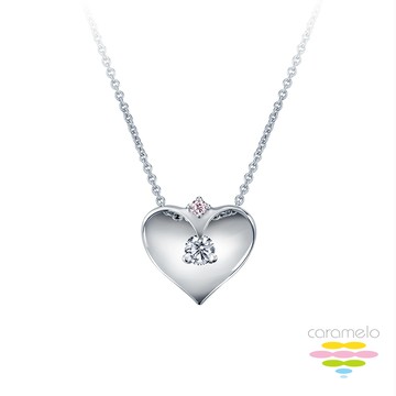 彩糖鑽工坊 白色序曲系列 9-11分鑽石項鍊 CL-PD109