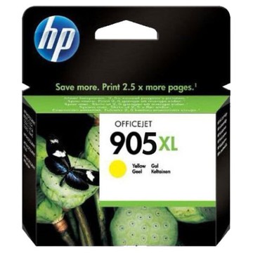 HP 905XL 原廠黃色高容量墨水匣(T6M13AA) for HP OJ Pro 6960/6970