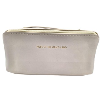 大開口化妝品漱洗包 最新日韓系設計  22 x 12 x 11cm  米色