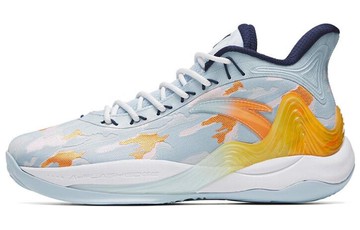 ANTA KLAY THOMPSON 2.0 BASKETBALL SHOES BLUE YELLOW