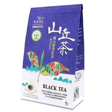 阿華師 三角立體茶包-山丘袋裝(廬山蜜香紅茶(蟲咬的紅茶)5g*6入) [大買家]