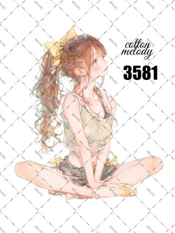 original sticker no.3581 人物貼紙 原創貼紙 原創人物貼紙 裝飾貼紙 cotton melody