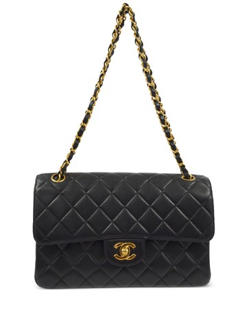 CHANEL Pre-Owned - 1995 Double Sided shoulder bag - women - Lambskin - One Size - Black
