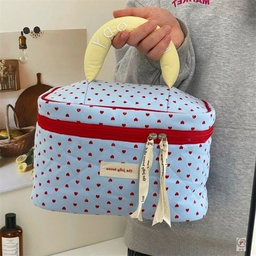🍋卿選好物🍋 愛心化妝包2025新款便攜高顏值大容量外出旅行便攜式洗漱收納套裝
