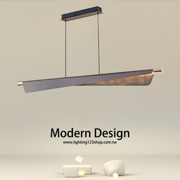 拉絲灰觸碰開關造型吊燈 F94-19-30094