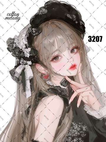 original sticker no.3207 人物貼紙 原創貼紙 原創人物貼紙 裝飾貼紙 cotton melody