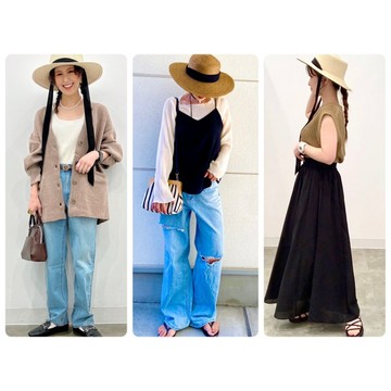 18 夢幻野餐 日本購入 GU 絲帶 綁帶 巴拿馬帽 草帽 黑綁帶