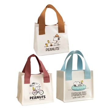 史努比 帆布方形提袋(款式隨機出貨)