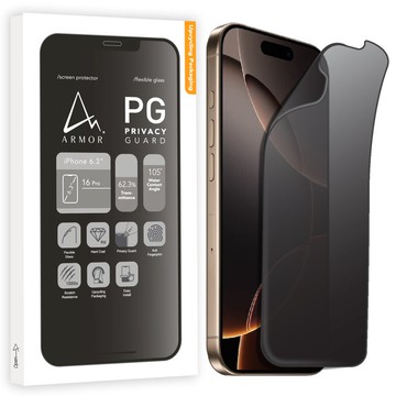 ARMOR iPhone 16 系列軟性玻璃9H防窺螢幕保護貼(附Easy+ 貼膜神)