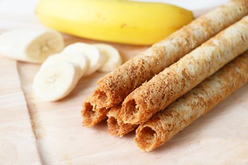 星空-幸福+蛋捲鐵盒(在地小農系列-香蕉)