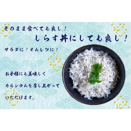 ふるさと納税 DS-5大津港水揚げのしらす干し１kg 茨城県行方市