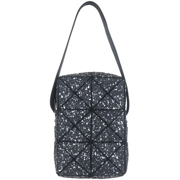 ISSEY MIYAKE 三宅一生 BAOBAO 黑-點狀方格3x2直式小斜背包