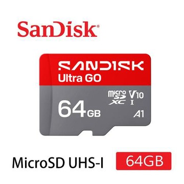 SanDisk Ultra 64GB記憶卡 microSDXC UHS-I A1  公司貨