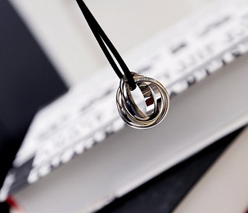 【JP.美日韓】韓國 鋼  戒指 項鍊 不退色不過敏  男女 項鍊 情侶鍊 情人