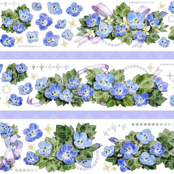 婆婆納 貝殼光/重油 和紙 PET 膠帶 5米卷