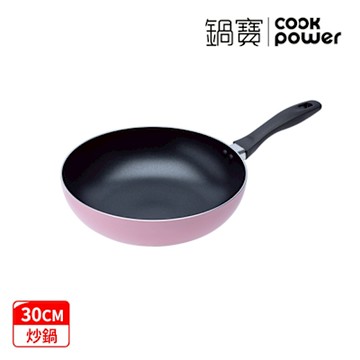 【CookPower 鍋寶】煎大師聚油不沾炒鍋30cm-兩色選