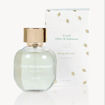 {香氛禮物首選}【Laline】橄欖&巴巴蘇淡香水100ml｜木質調香氣｜男生送禮｜女生禮物｜感謝禮｜法國製