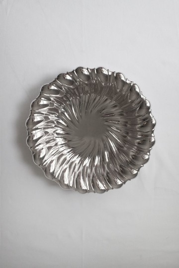 Vintage 鍍銀旋渦映光盤/美國老件