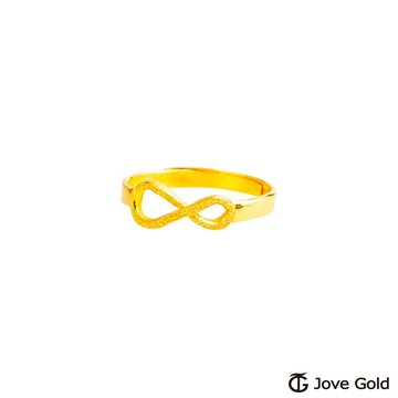 【JoveGold漾金飾】天下有情人黃金戒指