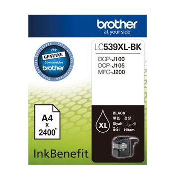 兄弟牌brother原廠墨水匣/LC539XLBK/黑色
