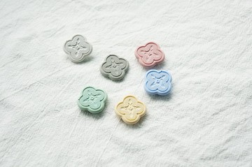 海棠花水泥磁鐵 | 台灣設計製造(四個一組)