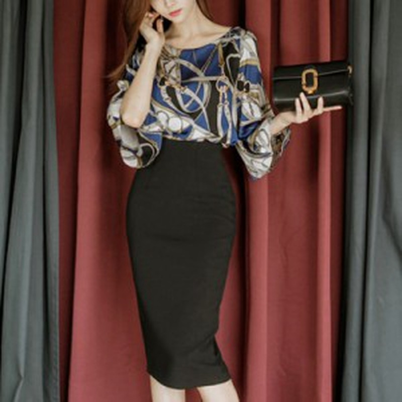 セットアップ スカーフ柄トップス ミディースカート 通販 Lineポイント最大1 0 Get Lineショッピング