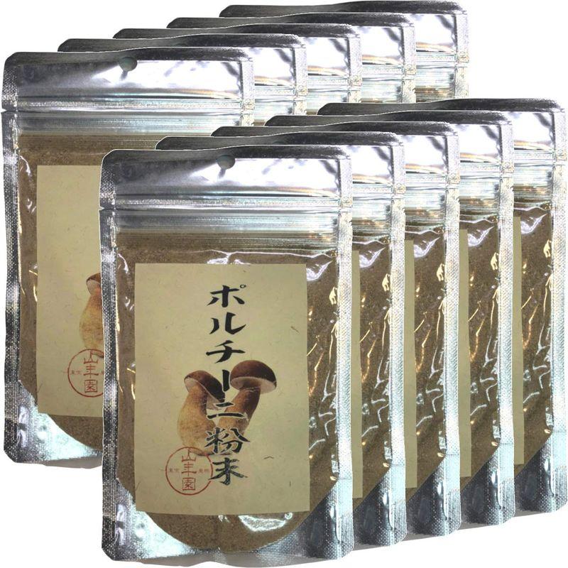 本場イタリア産無農薬100% ポルチーニ茸の粉末 40g×10袋セット 巣鴨のお茶屋さん 山年園