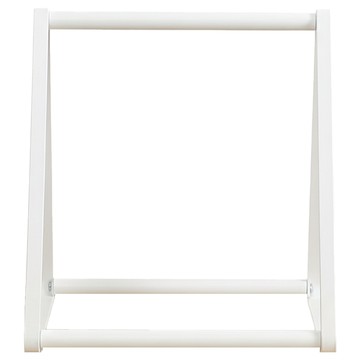 HOMENHOUSE 伸縮型鐵製衣架收納架 三角形  1個  白色