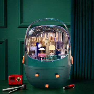 kaman網紅化妝品收納盒家用箱桌面防塵大容量梳妝台護膚品置物架【林之舍】