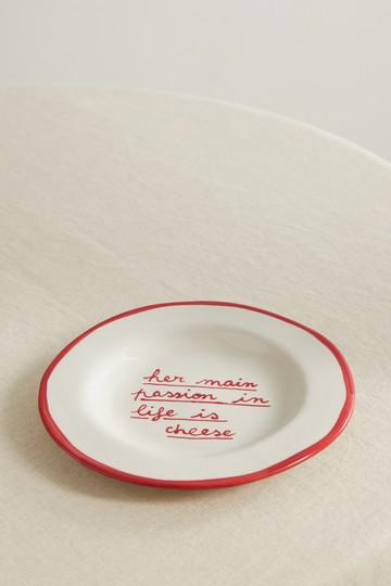 Laetitia Rouget - 20cm Ceramic Dessert Plate - White - one size