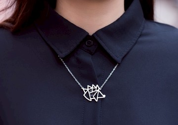 抗敏醫療鋼 幾何長鍊系列-刺蝟