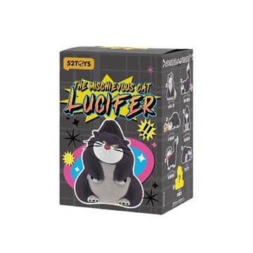 52TOYS 迪士尼 壞貓貓路西法系列盲盒手辦公仔盒玩 (單入隨機出貨)
