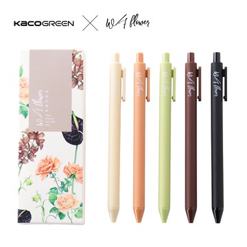 【KACO】書源0.5中性筆 浪花花藝系列 (台灣現貨) 陳艾琳聯名 原子筆 按壓式 筆記 手帳 高顏質