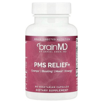 BrainMD, PMS 生理期前綜合徵舒緩+ 素食膠囊，60 粒
