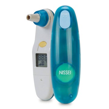 NISSEI 日本精密 迷你耳溫槍 MT-30CPLB (粉藍)