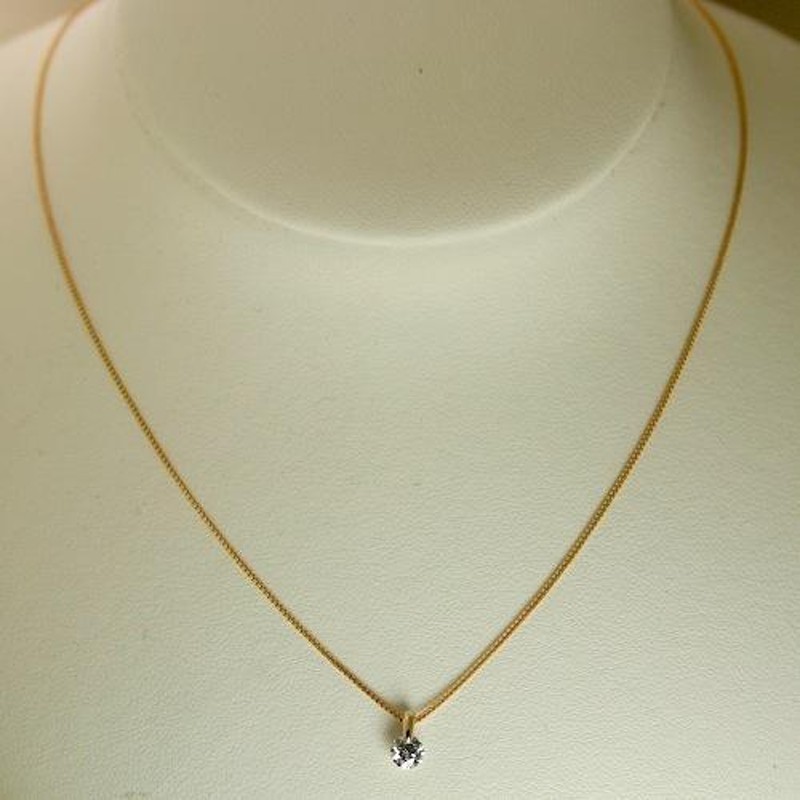 ダイヤモンド ネックレス 一粒 ピンクゴールド 0.3カラット 鑑定書付 0.37ct Dカラー IFクラス 3EXカット GIA |  LINEショッピング